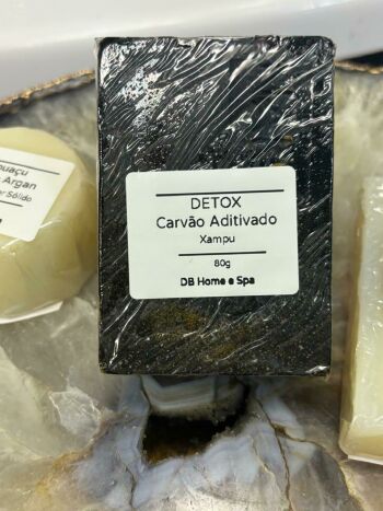 Imagem de Xampu Artesanal Detox Carvão Aditivado 80g